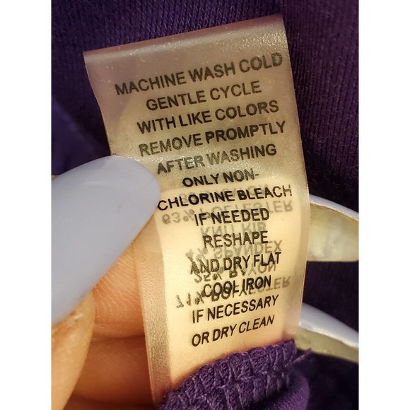 Spense Women's Purple Solid Polyester Cowl Neck Sleeveless Knee Length Dress 14 - Picture 10 of 12